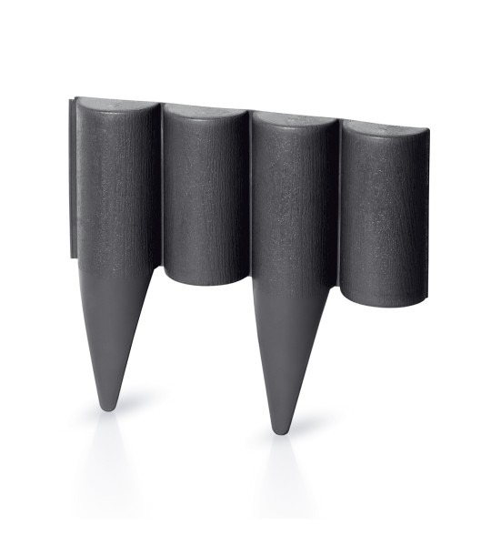 BAST. OGRADICA OBLA 252cm BRAON 10 segmenata