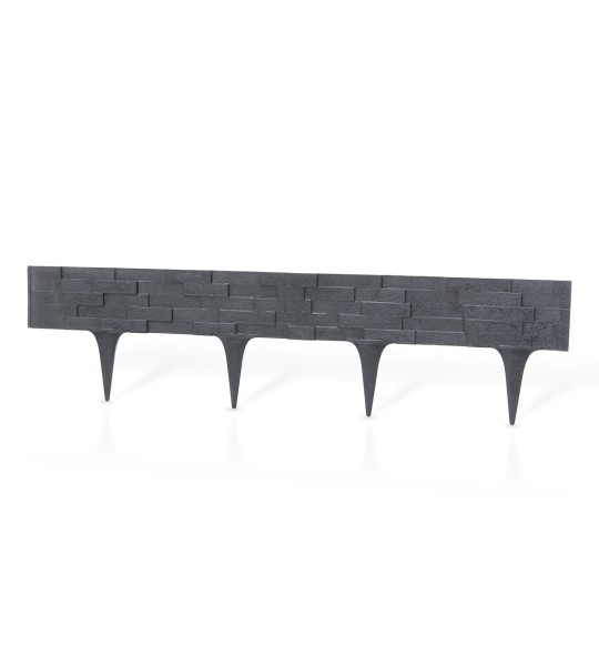 BAST. OGRADICA KAMEN 320cm ANTRACIT